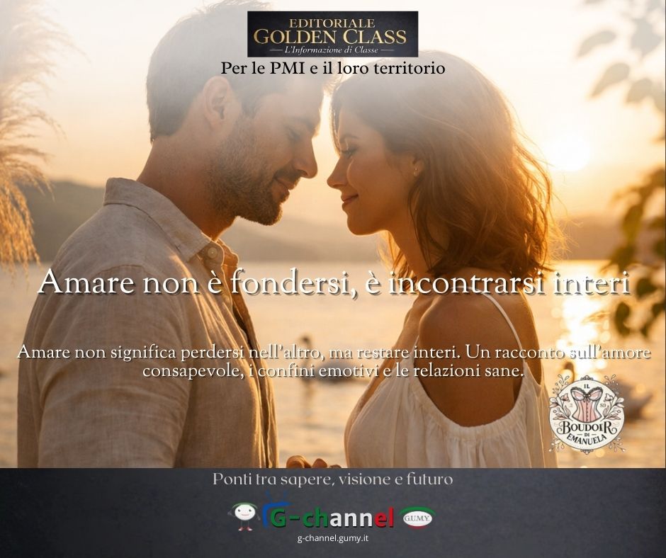 Amare non è fondersi, è incontrarsi interi